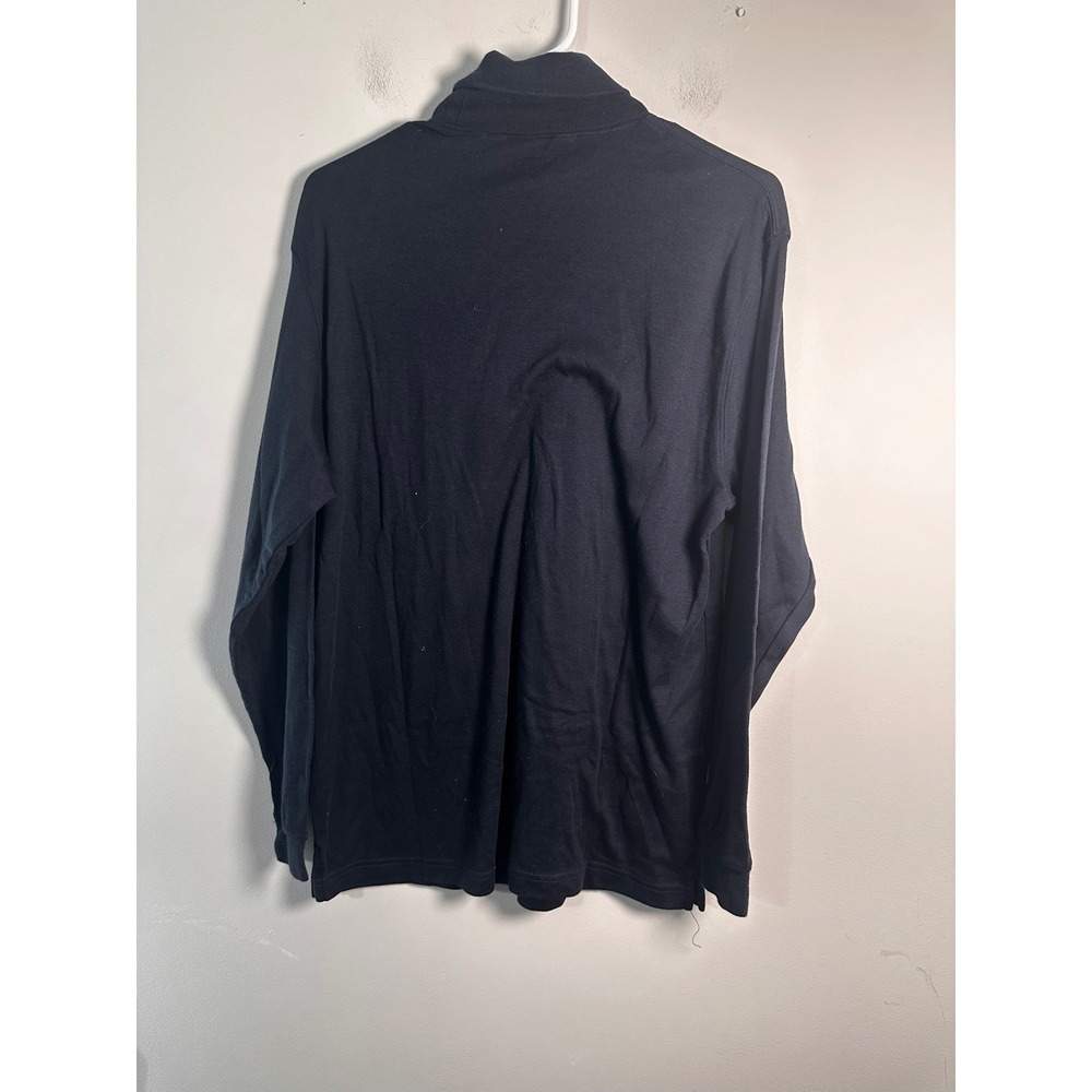 Brooks Brothers‎ Mens Black 100% Pima Cotton Turtleneck Roll Neck Long Sleeve M - Picture 3 of 3